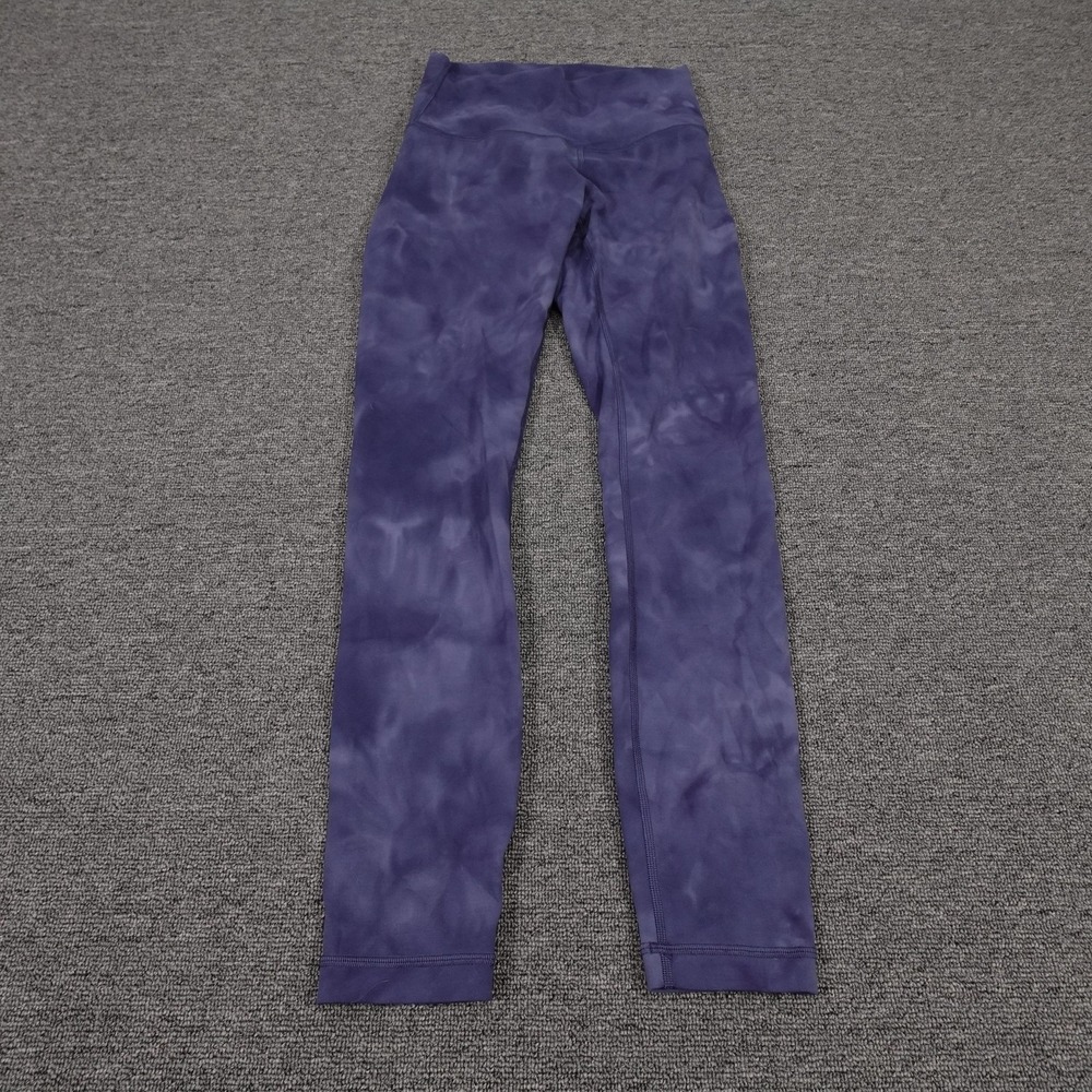 Lululemon Leggings Womens 4 Blue Wunder Train High-Rise Tight 25 Tie Dye LW5CQZS